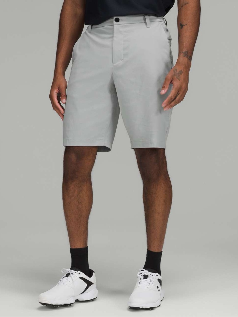 Lululemon men’s commission golf short silver drop grey size 34
